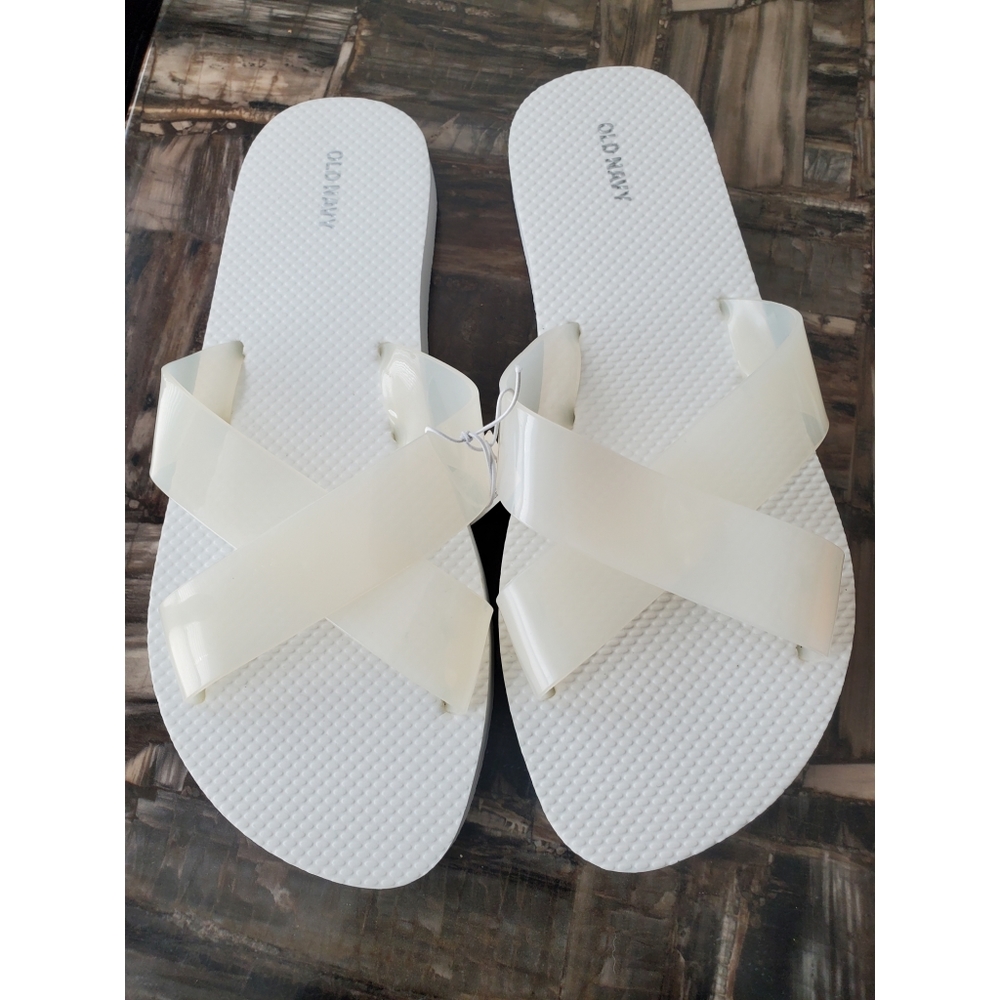 Womens size 11 Old Navy Flip flop double strap sandal